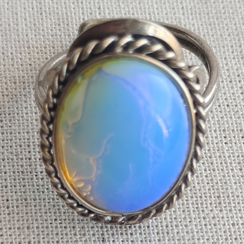 PL-2 Anillo oval de alpaca regulable