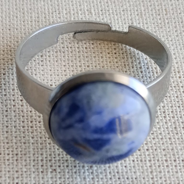 Anillo redondo de acero quirúrgico regulable 12 mm