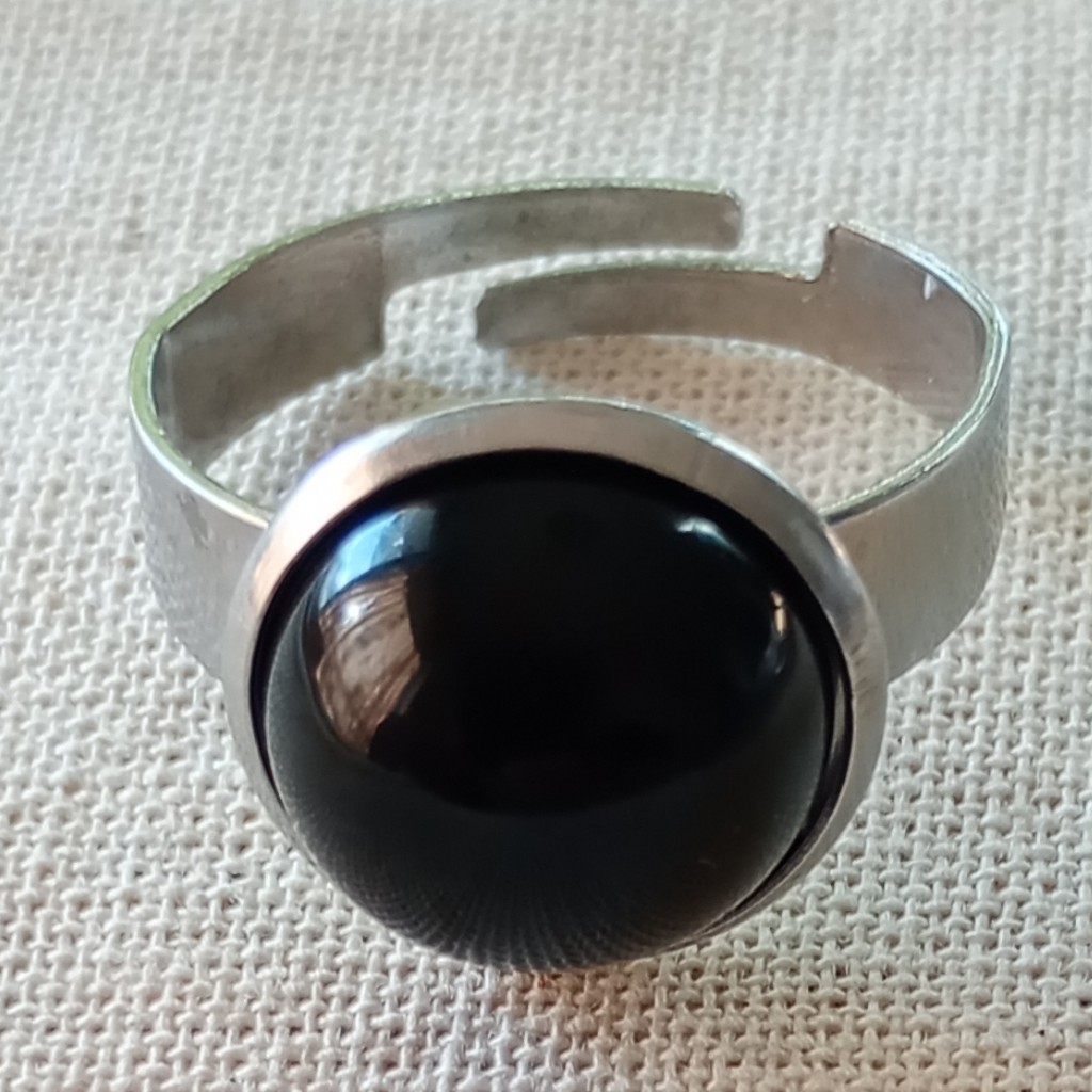 O-7 Anillo redondo de acero quirúrgico regulable 12 mm