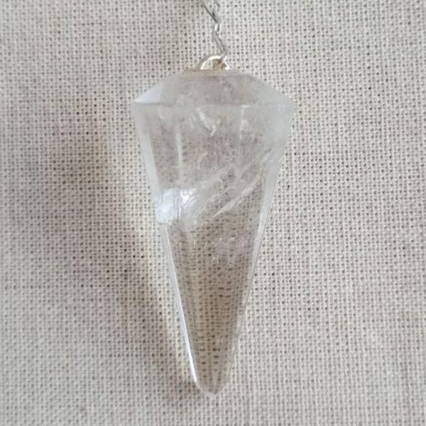 Péndulo cuarzo cristal