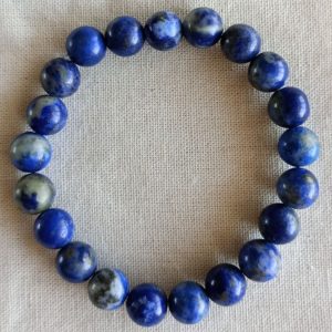 Pulsera elástica de lapislázuli