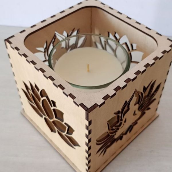 Portavelas Flor de loto