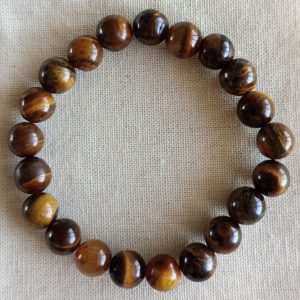 Pulsera elástica de ojo de tigre