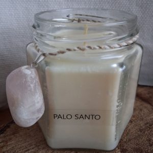 Vela frasco Cuarzo rosa